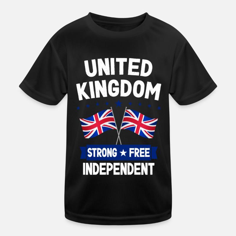 Großbritannien Kinder Funktions-T-Shirt