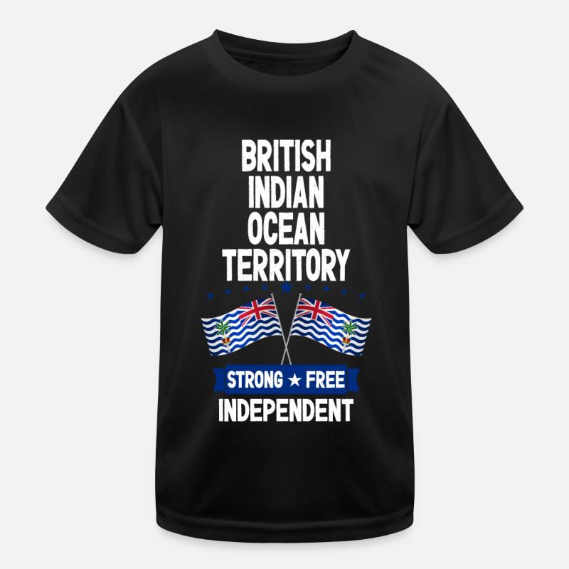 British Indian Ocean Territory Kids Functional T-Shirt