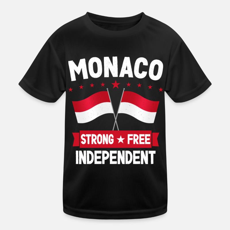 Monaco Kinder Funktions-T-Shirt