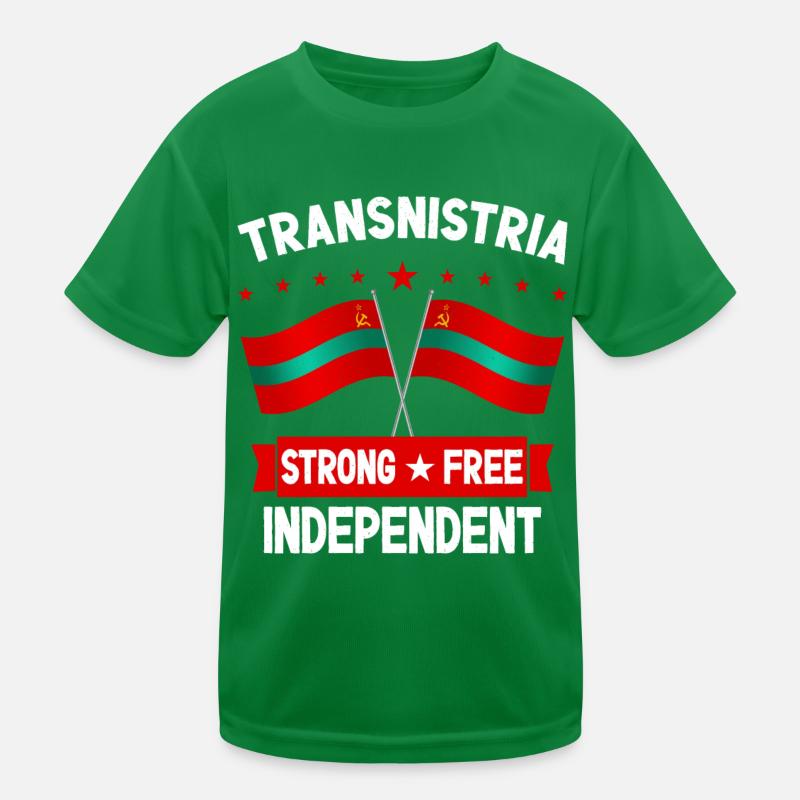 Transnistria Kids Functional T-Shirt