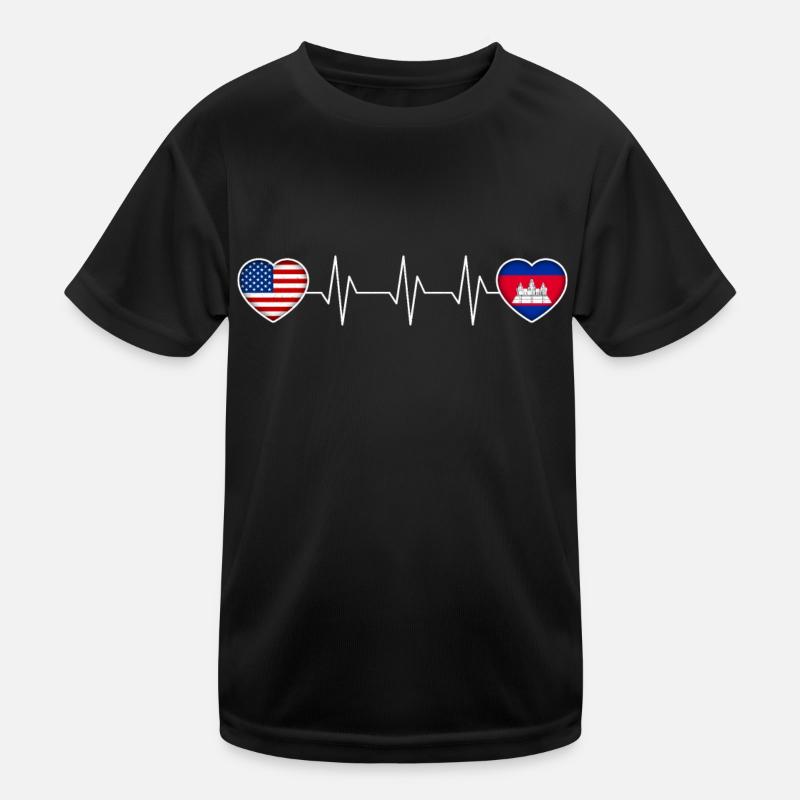 Kambodscha Kinder Funktions-T-Shirt
