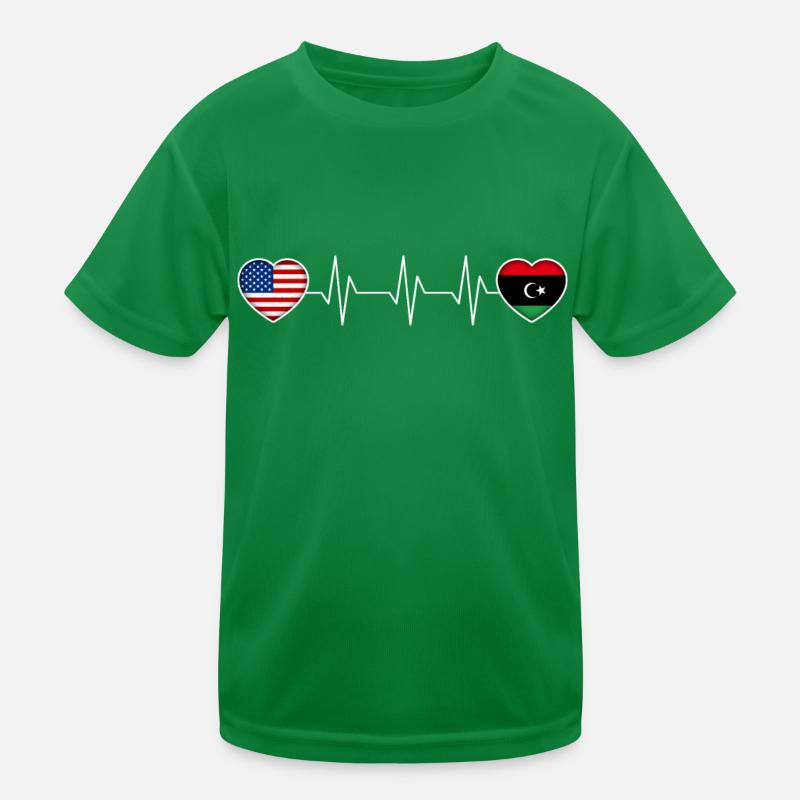 Libya Kids Functional T-Shirt