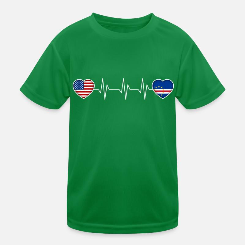 Cap Vert T-shirt sport Enfant