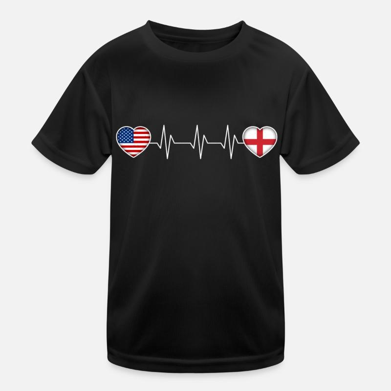 England Kinder Funktions-T-Shirt