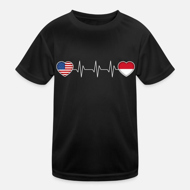 Indonesien Kinder Funktions-T-Shirt
