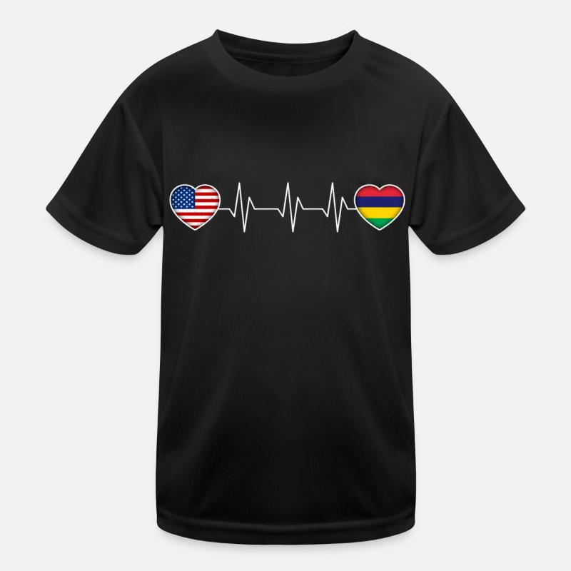 Mauritius - Kids Functional T-Shirt - black