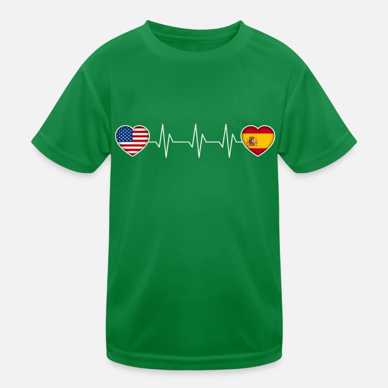 Spanien Kinder Funktions-T-Shirt