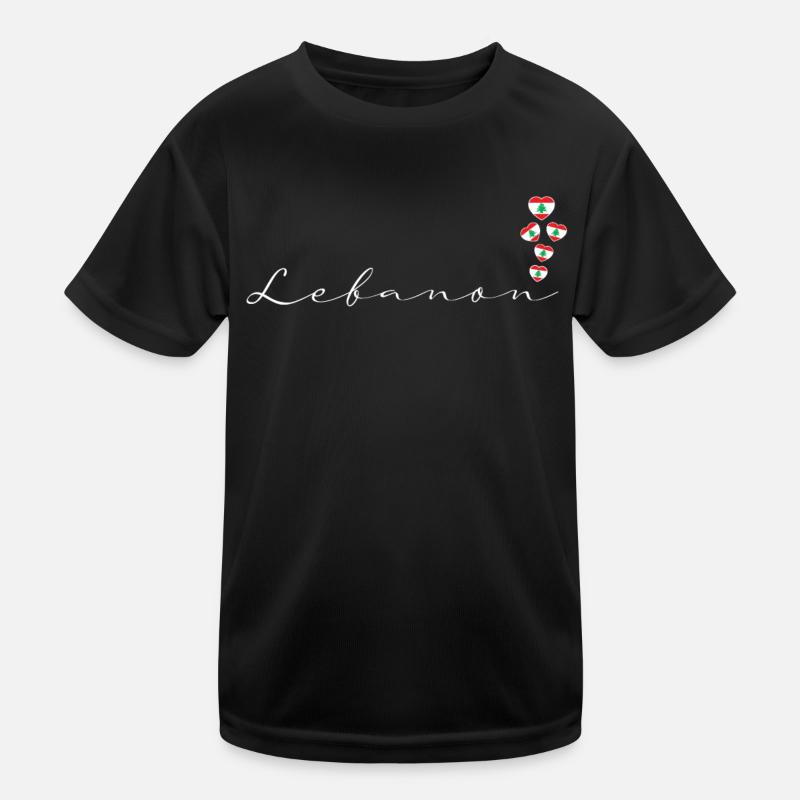 Libanon Kinder Funktions-T-Shirt