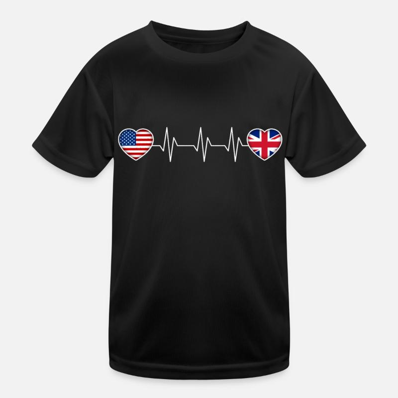 Großbritannien Kinder Funktions-T-Shirt