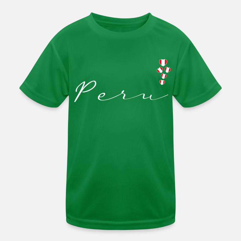 Peru Kinder Funktions-T-Shirt