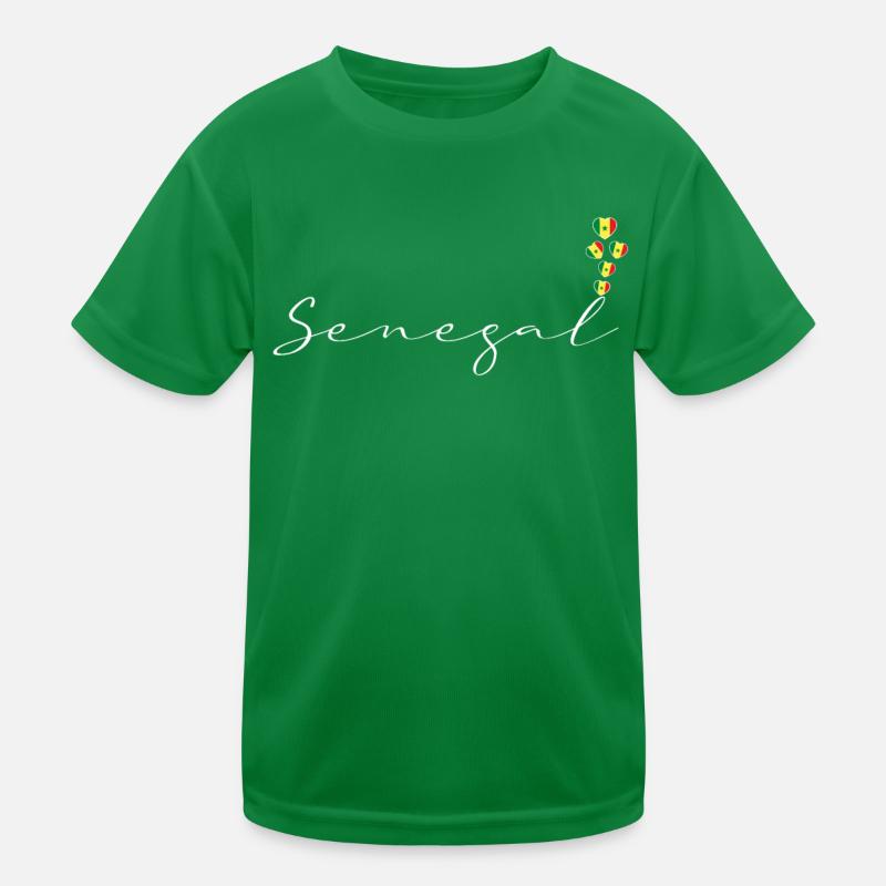 Senegal Kids Functional T-Shirt