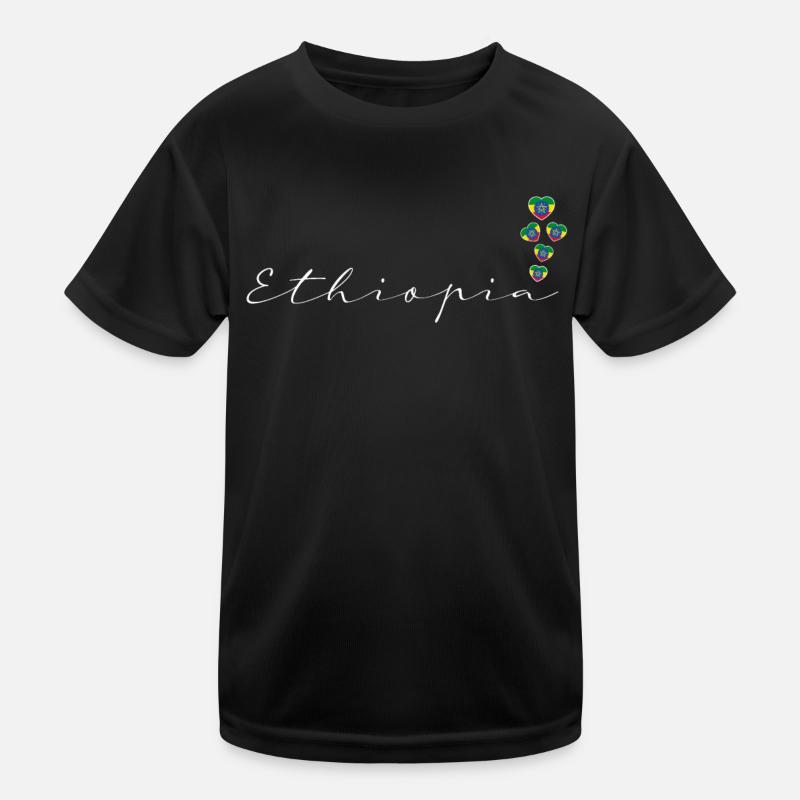 Ethiopia Kids Functional T-Shirt