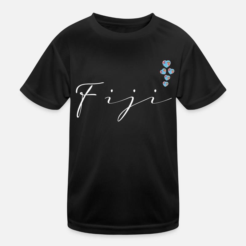 Fiji - Kids Functional T-Shirt - black