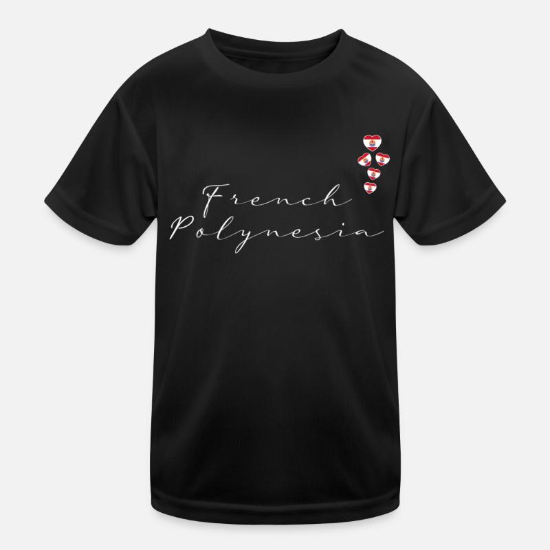 French Polynesia Kids Functional T-Shirt