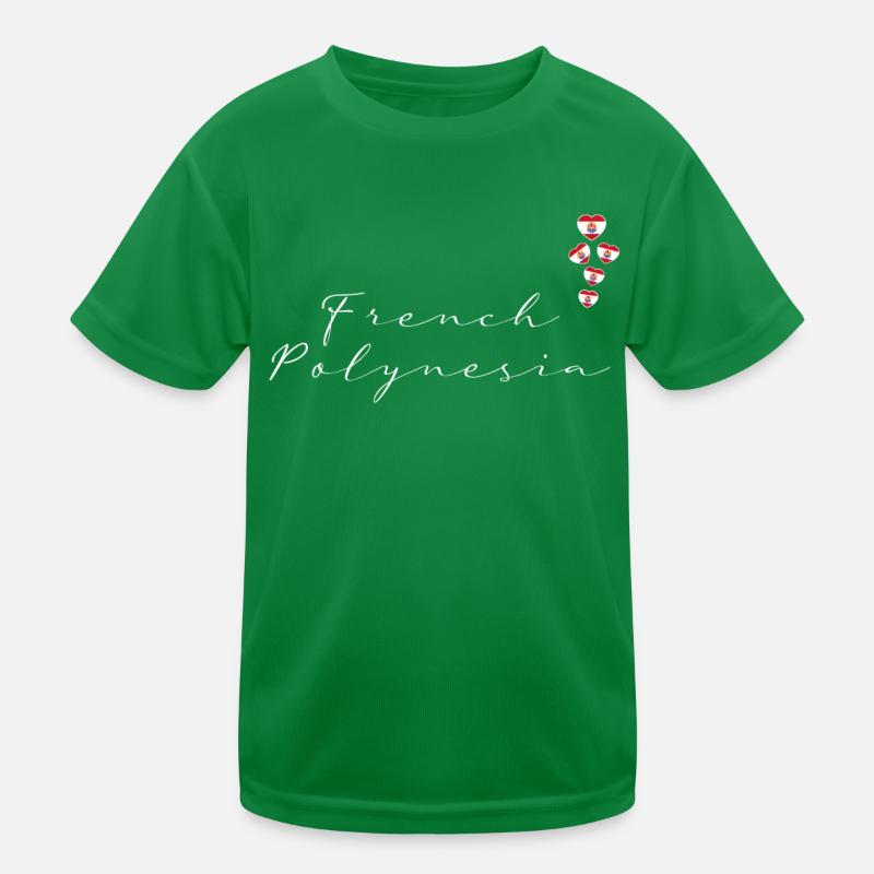 French Polynesia Kids Functional T-Shirt