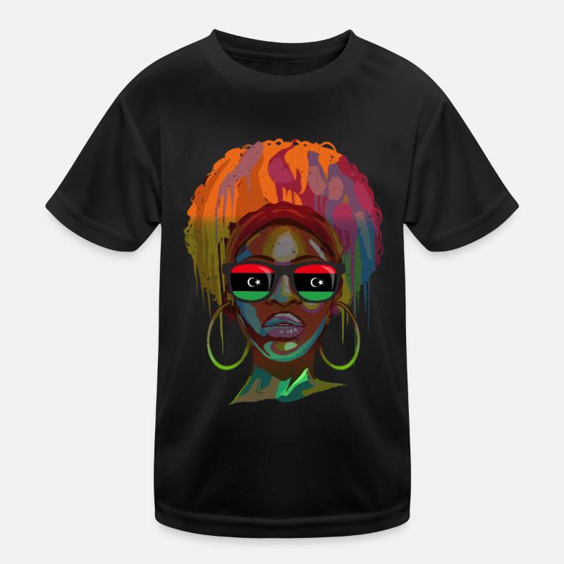 Libya Kids Functional T-Shirt