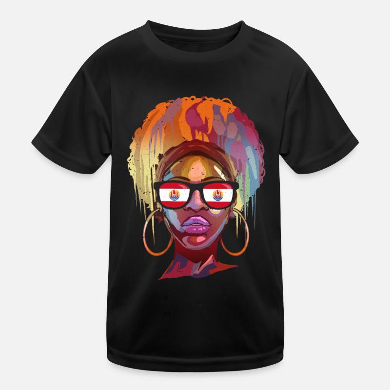 Französisch-Polynesien Kinder Funktions-T-Shirt