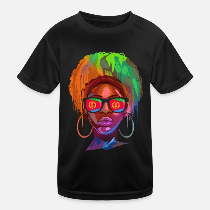 Eritrea Kinder Funktions-T-Shirt