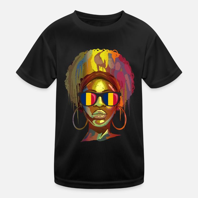 Tschad Kinder Funktions-T-Shirt