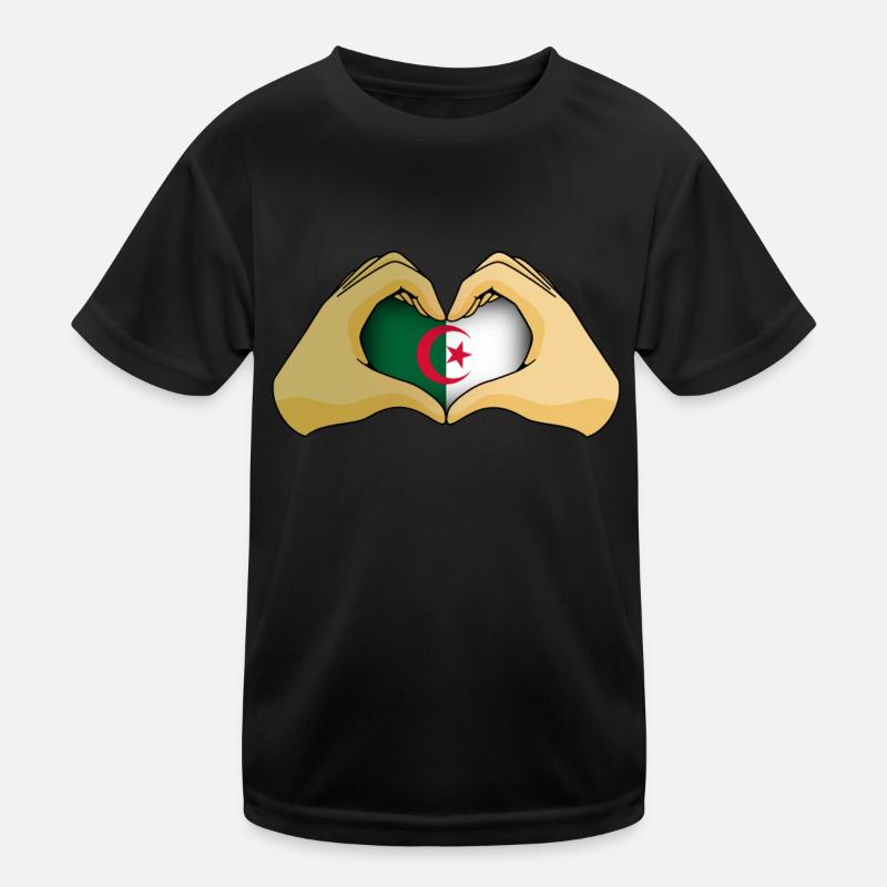 Algerien Kinder Funktions-T-Shirt