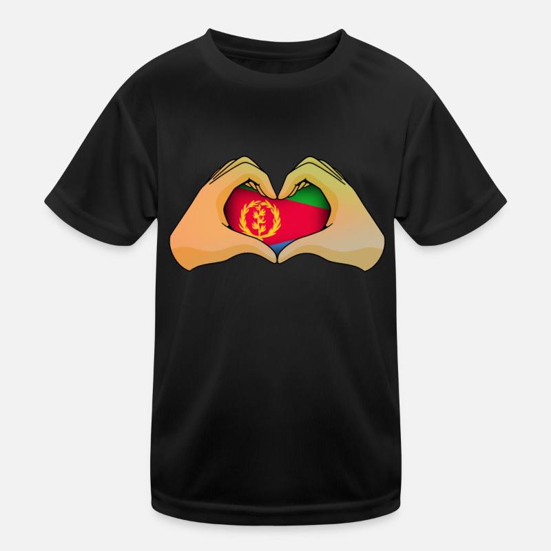 Eritrea Kinder Funktions-T-Shirt