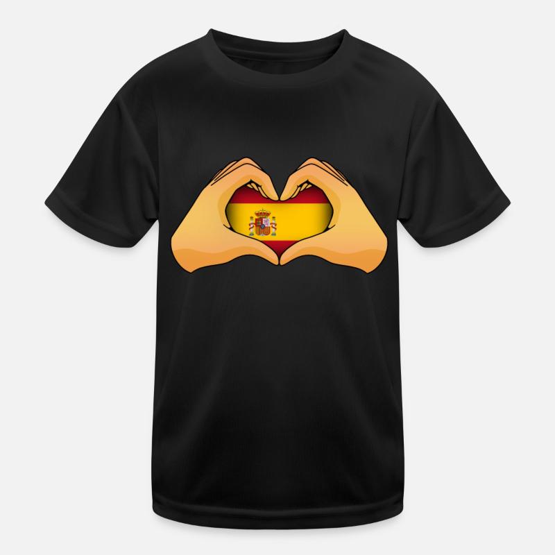 Spain Kids Functional T-Shirt