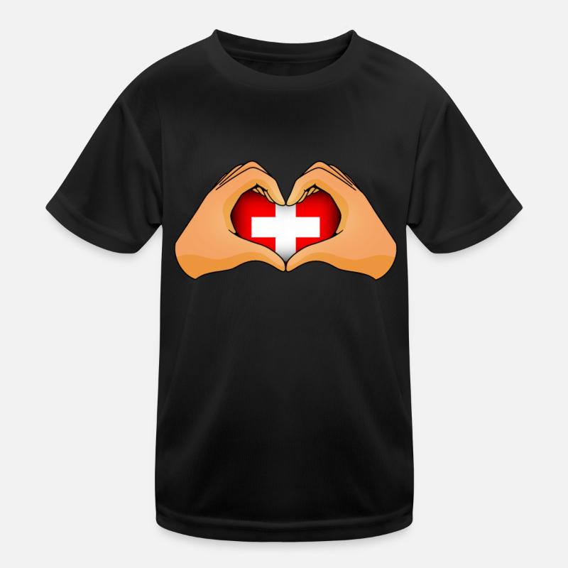Switzerland Kids Functional T-Shirt