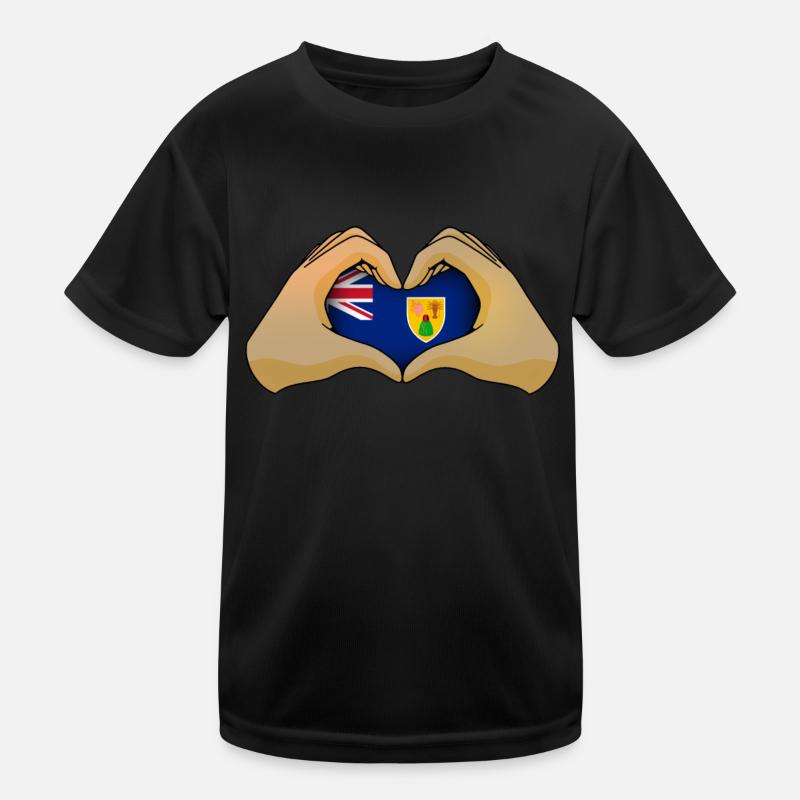 Turks und Caicosinseln Kinder Funktions-T-Shirt