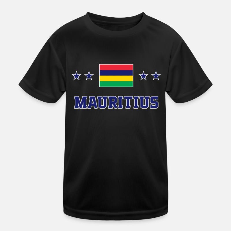 Mauritius - Kids Functional T-Shirt - black