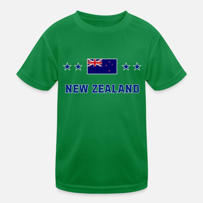 Neuseeland Kinder Funktions-T-Shirt