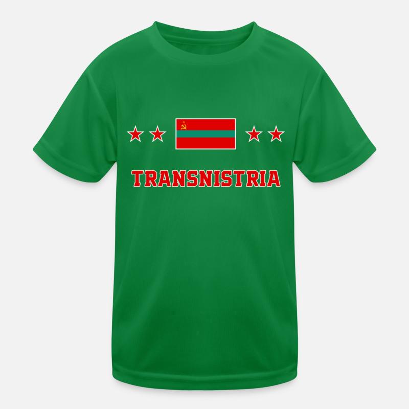 Transnistrien Kinder Funktions-T-Shirt