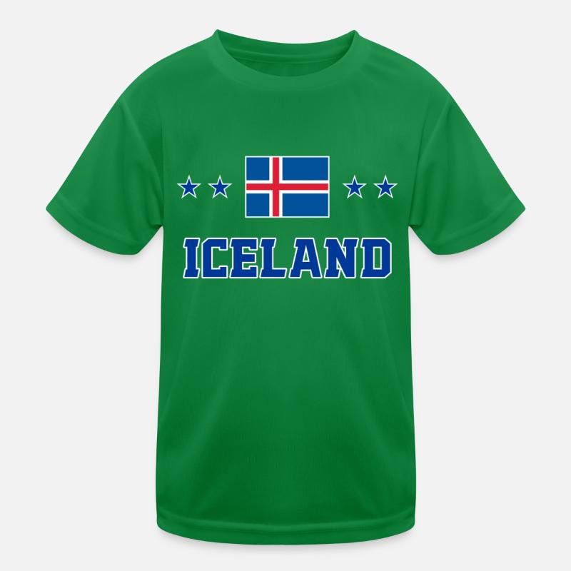 Iceland Kids Functional T-Shirt