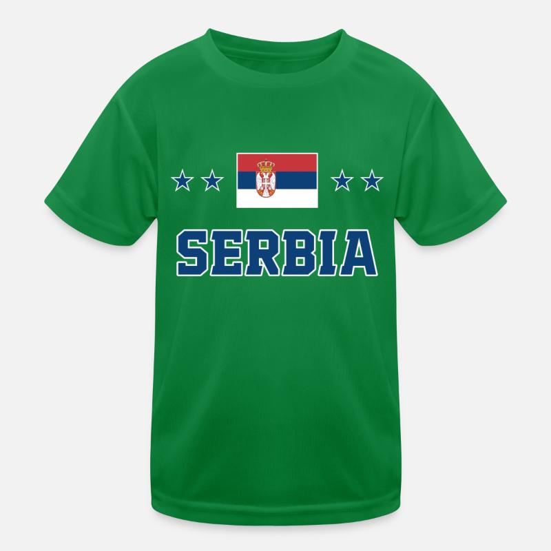 Serbie T-shirt sport Enfant