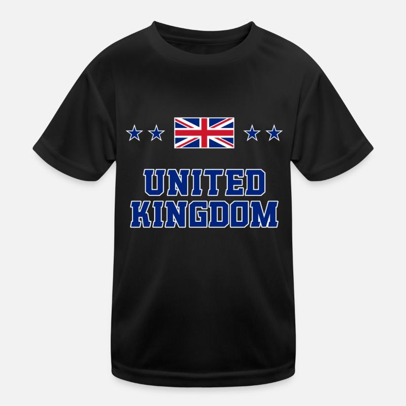 Großbritannien Kinder Funktions-T-Shirt