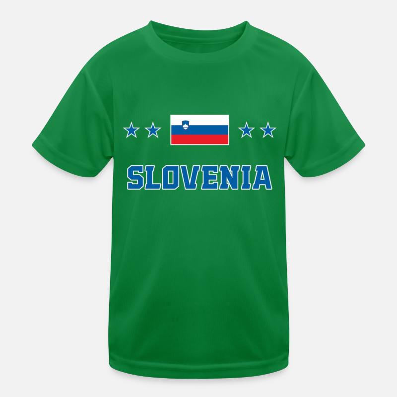 Slovenia Kids Functional T-Shirt