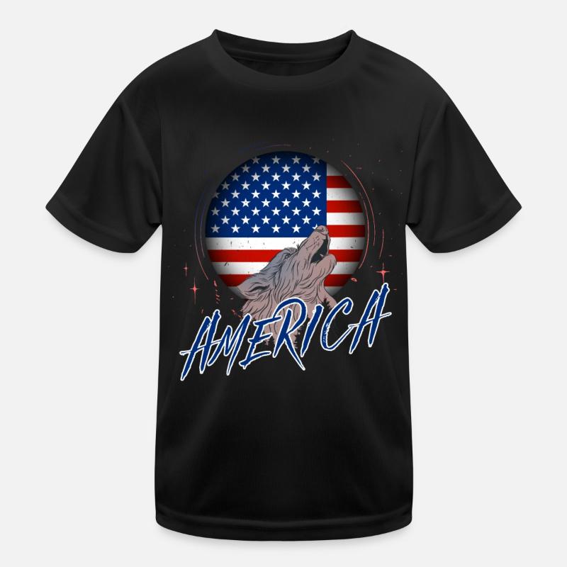 America Kids Functional T-Shirt