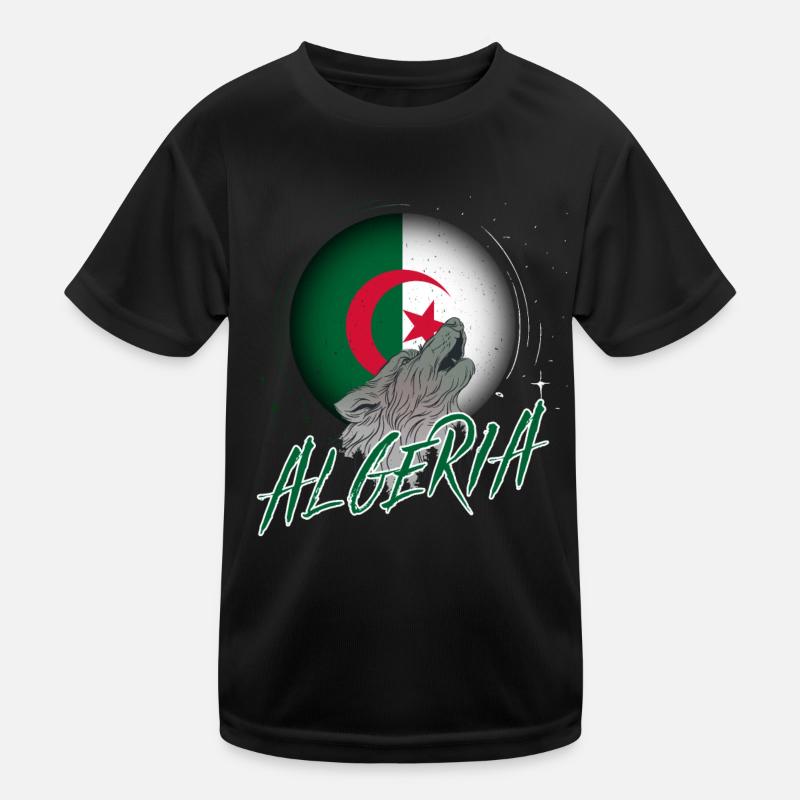 Algeria Kids Functional T-Shirt