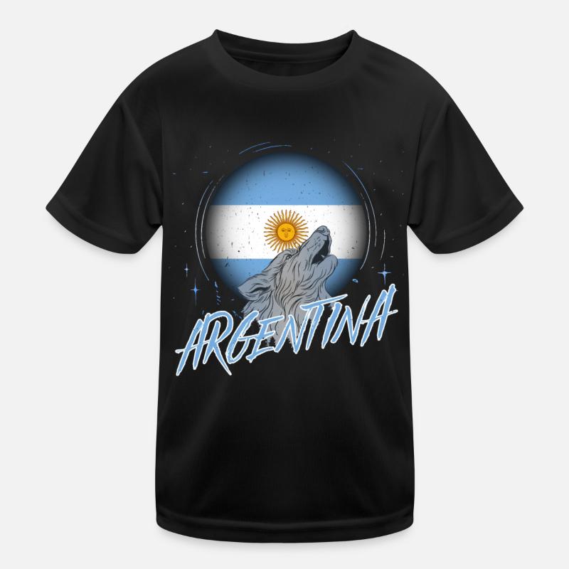 Argentinien Kinder Funktions-T-Shirt