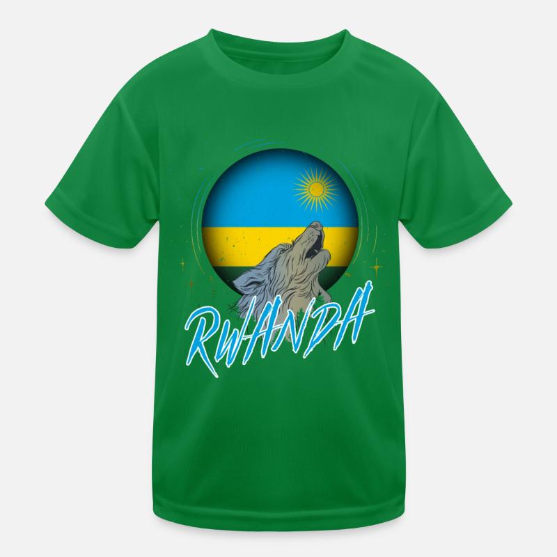 Ruanda Kinder Funktions-T-Shirt