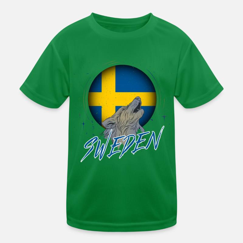 Sweden Kids Functional T-Shirt
