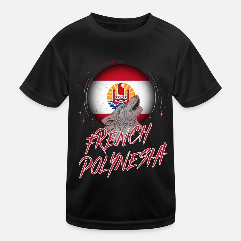 Französisch-Polynesien Kinder Funktions-T-Shirt