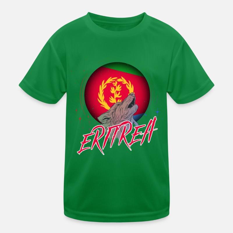 Eritrea Kinder Funktions-T-Shirt