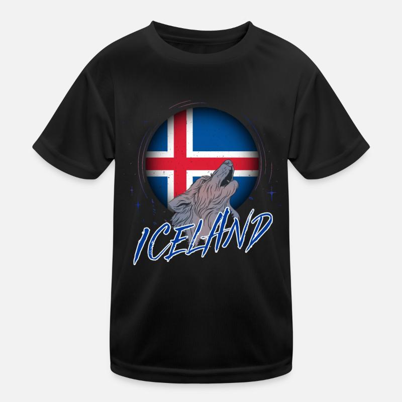 Iceland Kids Functional T-Shirt