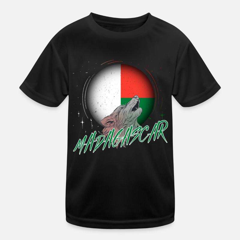 Madagaskar Kinder Funktions-T-Shirt