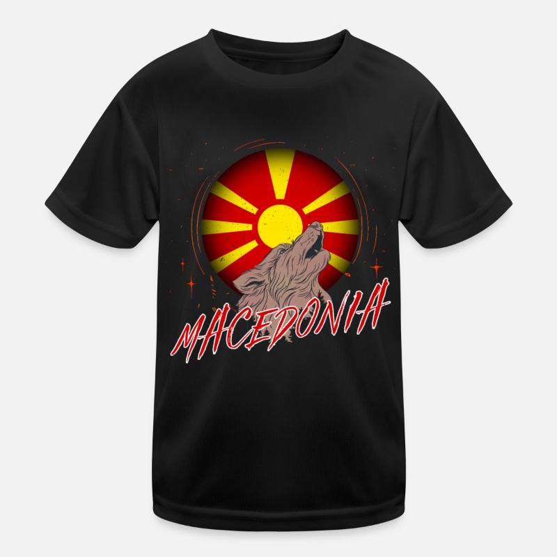 Macedonia Kids Functional T-Shirt