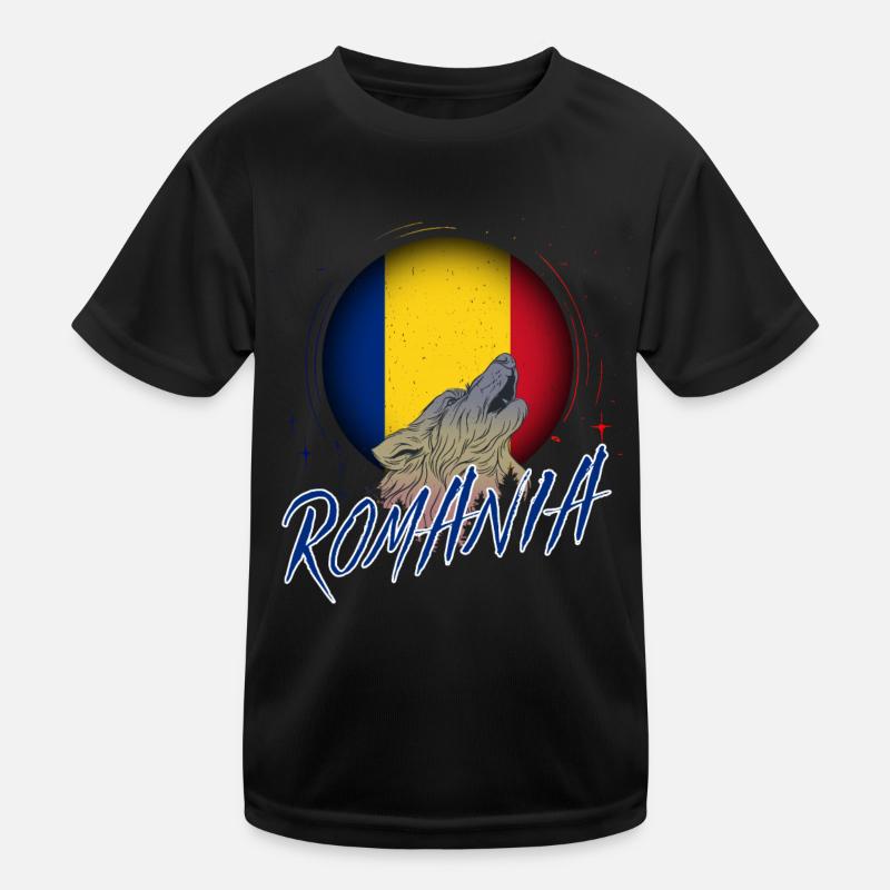 Romania Kids Functional T-Shirt