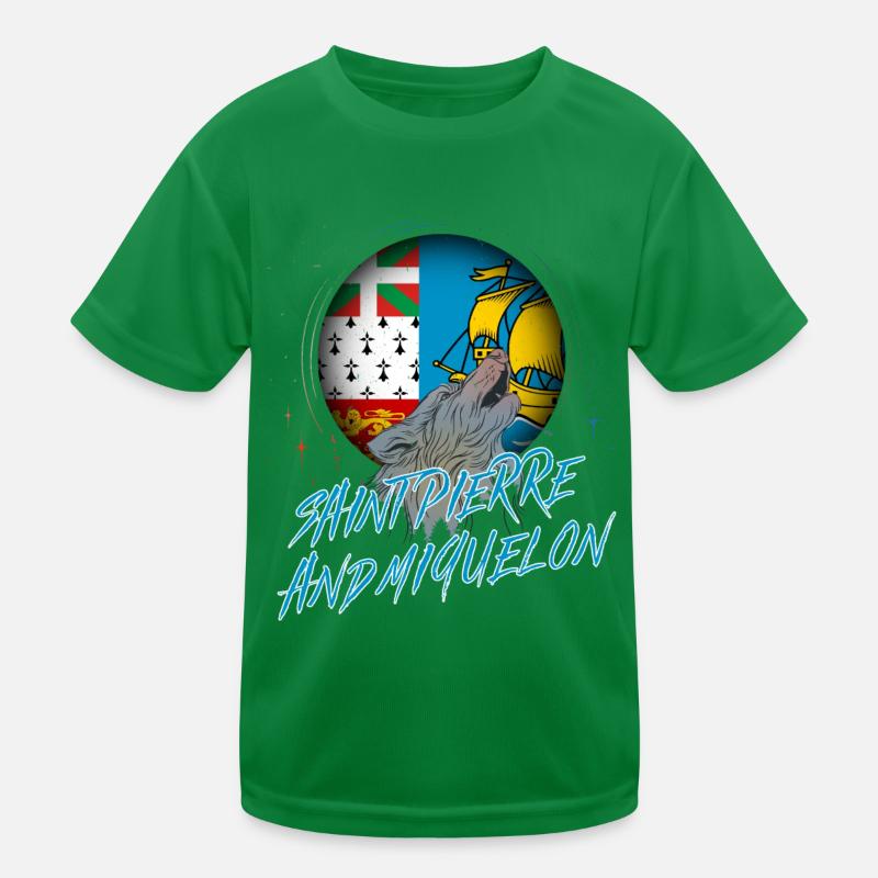 Saint Pierre et Miquelon T-shirt sport Enfant