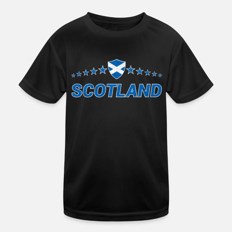 Schottland Kinder Funktions-T-Shirt