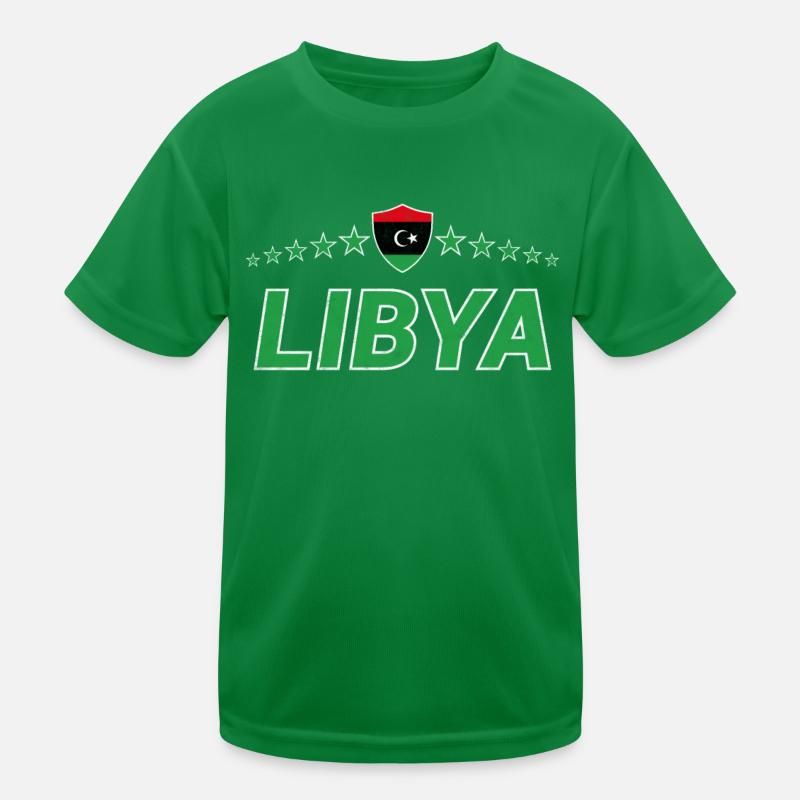 Libyen Kinder Funktions-T-Shirt