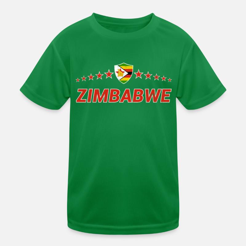 Zimbabwe Kids Functional T-Shirt